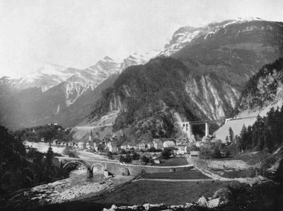 St Gotthard Pass and Bridge, Switzerland by John L. Stoddard