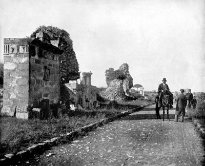 The Appian Way, Rome, 1893 by John L. Stoddard