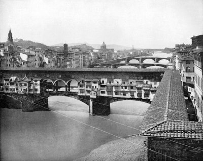 The Ponte Vecchio, Florence, Italy by John L. Stoddard
