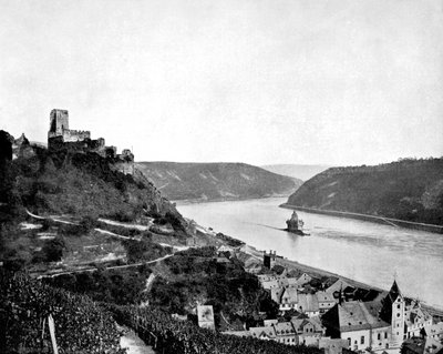 The Rhine, Gutenfels, and the Pfalz, Germany by John L. Stoddard