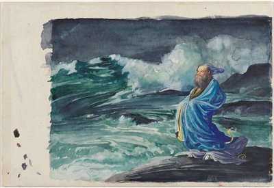 A Rishi Stirring Up a Storm by John La Farge