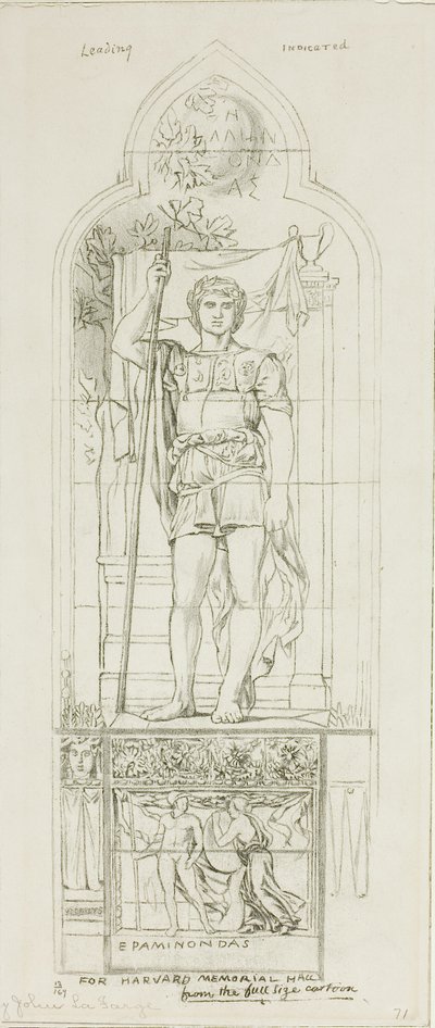 Study for a Stained Glass Window by John La Farge