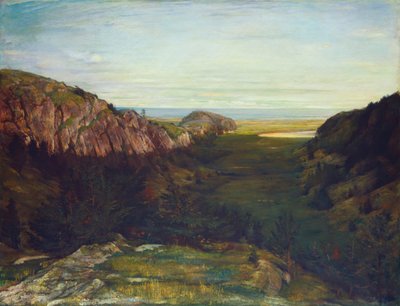 The Last Valley - Paradise Rocks, 1867-1868 by John La Farge