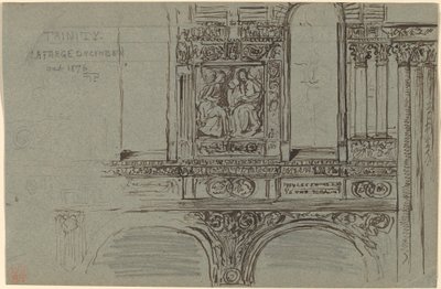 Trinity Church, Boston (nave) - Mural Study by John La Farge