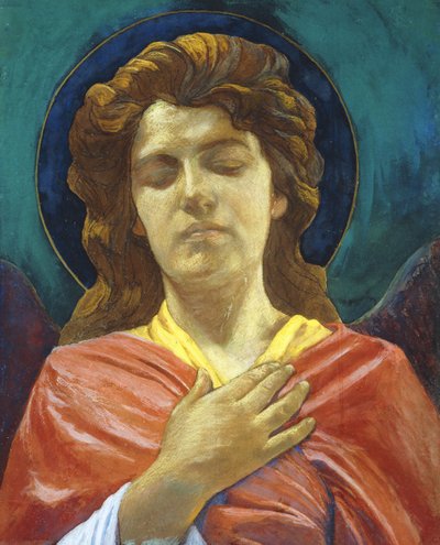 Head of an Angel by John La Farge or Lafarge