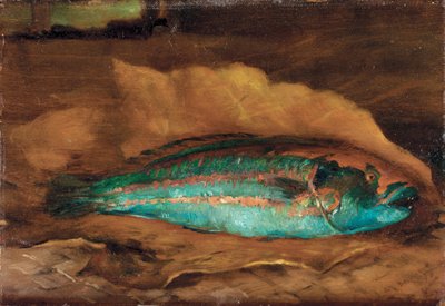 Study of the Parrot Fish, Samoa, 1890 by John La Farge or Lafarge