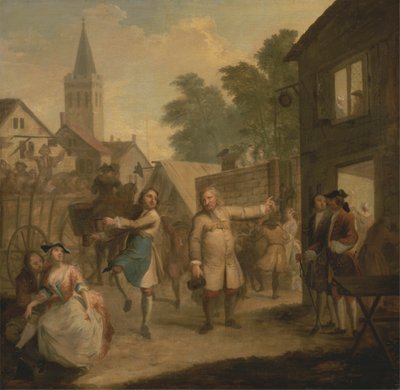 Hob Continues Dancing in Spite of his Father by John Laguerre