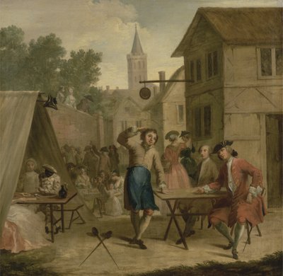Hob Selling Beer at the Wake by John Laguerre