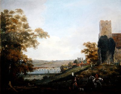 Rochester from the Banks of the Medway by John Laporte