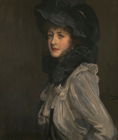 Lady in Grey and Black by John Lavery