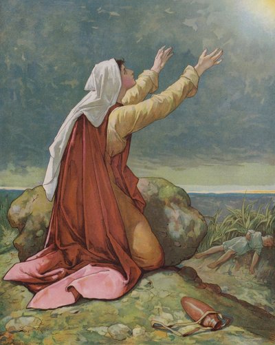 Hagar and Ishmael by John Lawson
