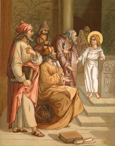 Jesus, as a Boy, in the Temple by John Lawson