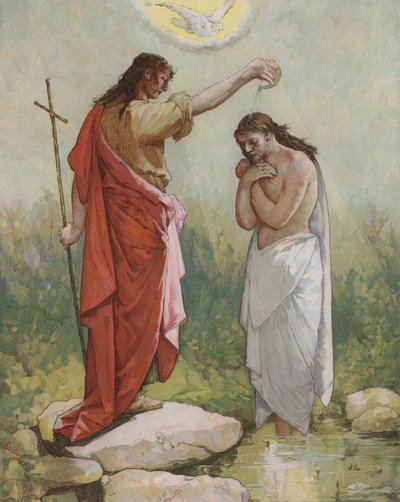 John Baptizes Jesus by John Lawson
