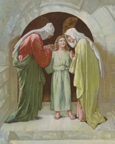 Joseph and Mary Found Jesus in the Temple by John Lawson