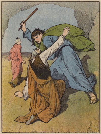 Moses Kills the Cruel Task-Master by John Lawson