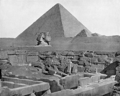 Giza Pyramids and Sphinx in Egypt by John Lawson Stoddard