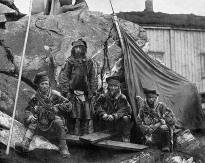 Group of Lapps in Norway, photo c. 1890 by John Lawson Stoddard