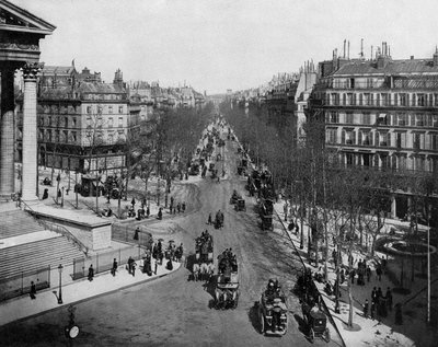 Madeleine Boulevard in Paris, c. 1900 by John Lawson Stoddard