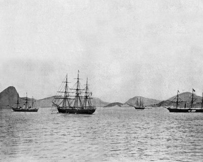 Rio de Janeiro Harbour in Brazil by John Lawson Stoddard