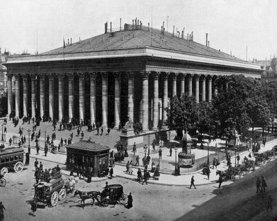 Stock Exchange in Paris, c. 1900 by John Lawson Stoddard