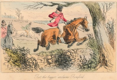 Rot the Beggar Exclaims Romford by John Leech, Hablot Knight Browne