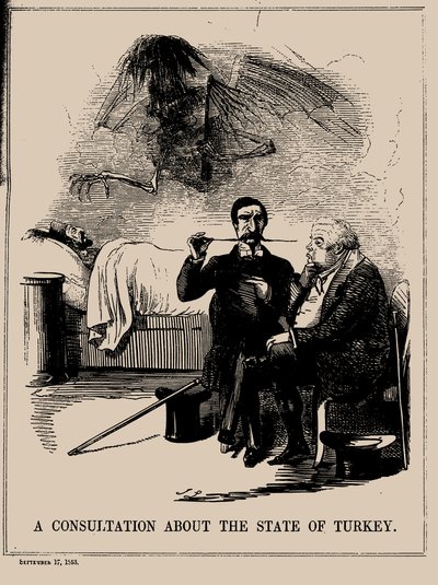 A Consultation about the State of Turkey. Punch, September 17, 1853 by John Leech