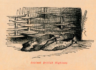 Ancient British Highlows, c1860 by John Leech