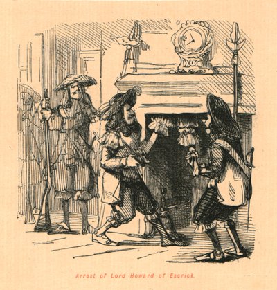 Arrest of Lord Howard of Escrick by John Leech