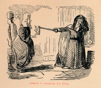 Edward II Resigning His Crown by John Leech