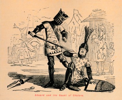 Edward and the Count of Chalons, c1860, c1680 by John Leech