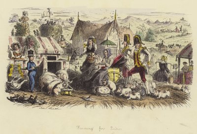Farming for Ladies by John Leech