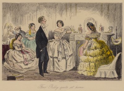 Fine Billy Quite at Home by John Leech