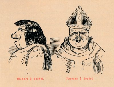 Gilbert a Becket, Thomas a Becket by John Leech