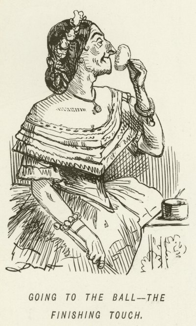 Going to the Ball-The Finishing Touch by John Leech