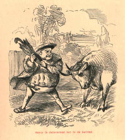 Henry is Determined Not to Be Bullied, 1897 by John Leech