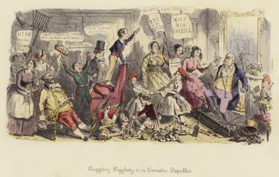 Higgledy-Piggledy, or a Domestic Republic by John Leech