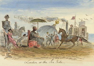 London at the Sea Side by John Leech