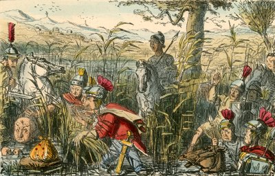 Marius Discovered in the Marshes at Minturnae by John Leech