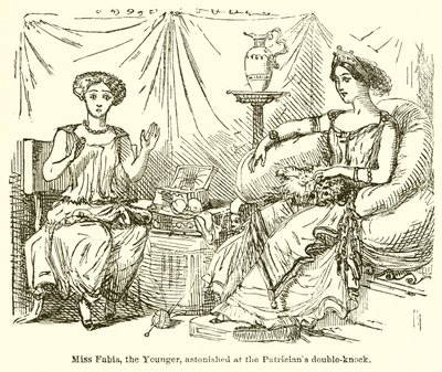 Miss Fabia, the Younger, Astonished at the Patrician