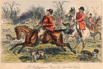 Mr. Muffington on Placid Joe Late Pull Devil by John Leech