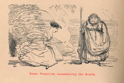 Numa Pompilius remembering the Grotto by John Leech