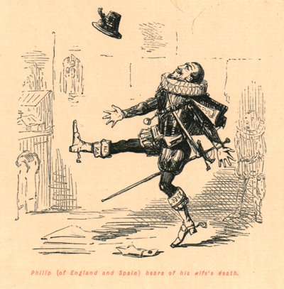 Philip of England and Spain Hears of His Wife