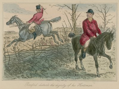 Romford Disturbs the Dignity of His Huntsman by John Leech