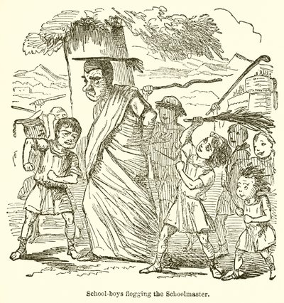 School-Boys Flogging the Schoolmaster by John Leech