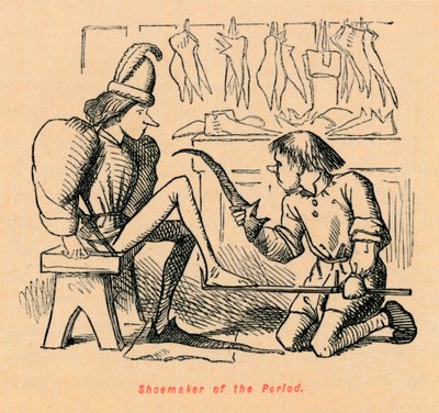 Shoemaker of the Period by John Leech