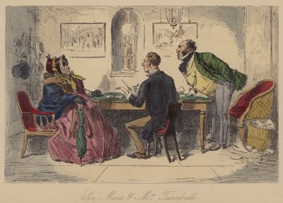 Sir Moses and Mrs. Turnbull by John Leech
