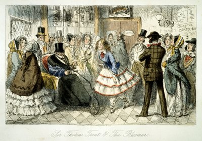 Taking the Waters at Handley Spa, 1845 by John Leech