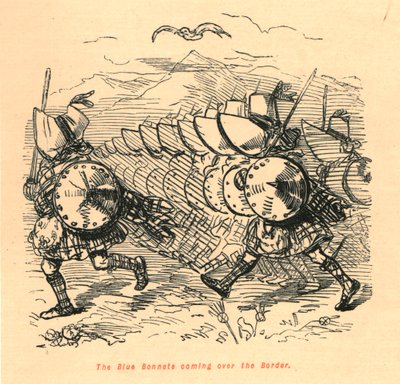 The Blue Bonnets coming over the Border, 1897 by John Leech