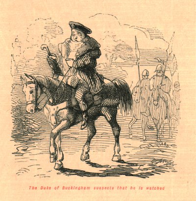 The Duke of Buckingham suspects that he is watched, 1897 by John Leech