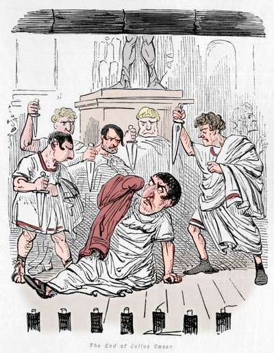 The End of Julius Caesar by John Leech